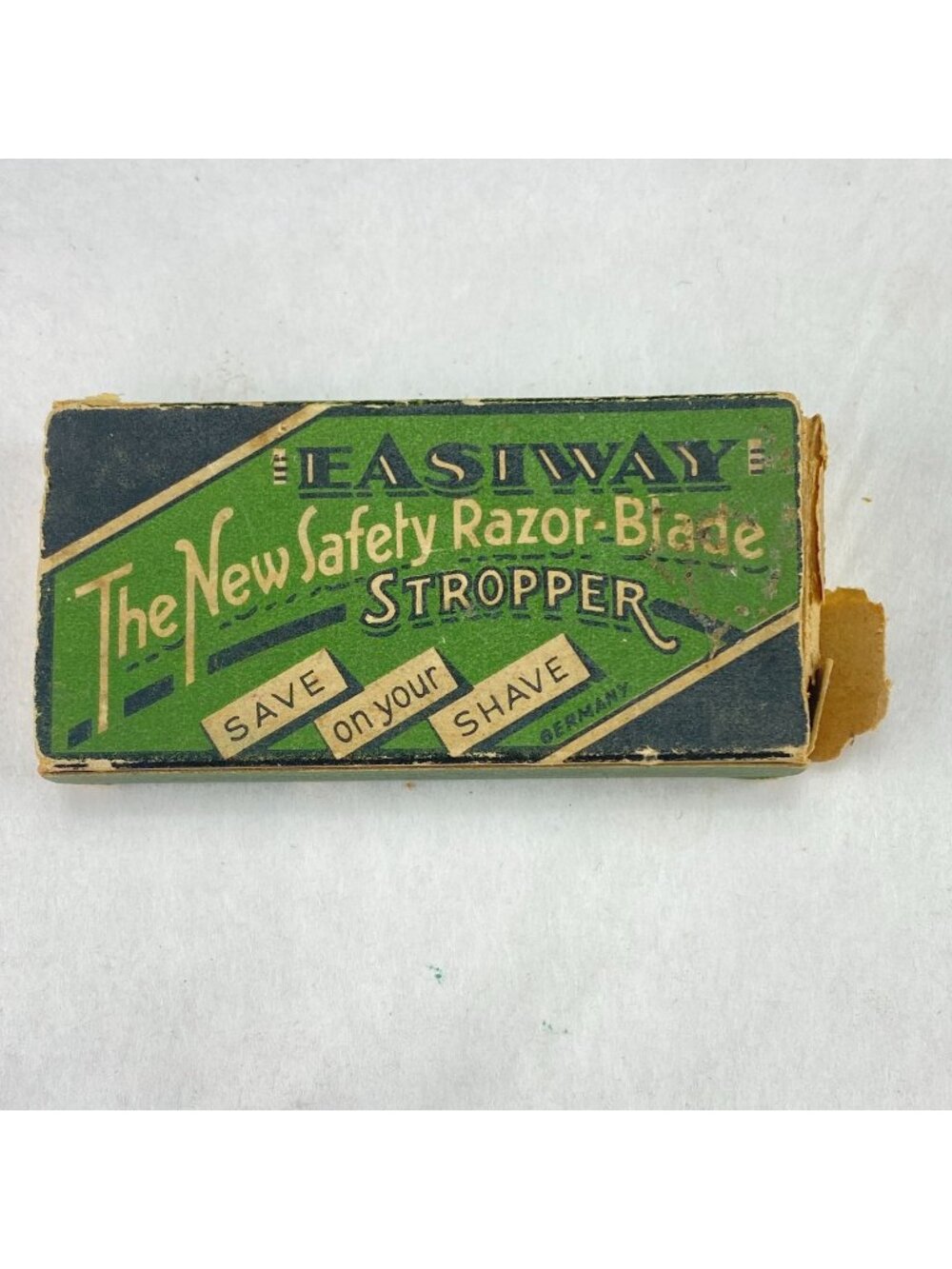 Vintage Sharpening Stone Easiway The New Safety Razor Blade Stropper Germany